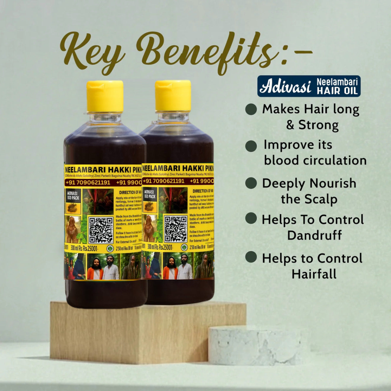 Neelambari Hakki Pikki Original Adivasi Oil (REAL MANUFACTURER FROM DIRECT SOURCE)